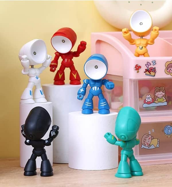 Robot mini lamparas x 2